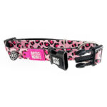 MAX & MOLLY - Coleira com ID TAG "Leopard Pink" - Image 4