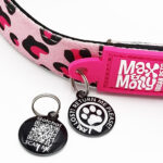MAX & MOLLY - Coleira com ID TAG "Leopard Pink" - Image 5