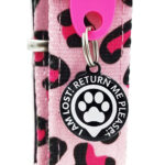 MAX & MOLLY - Coleira com ID TAG "Leopard Pink" - Image 6